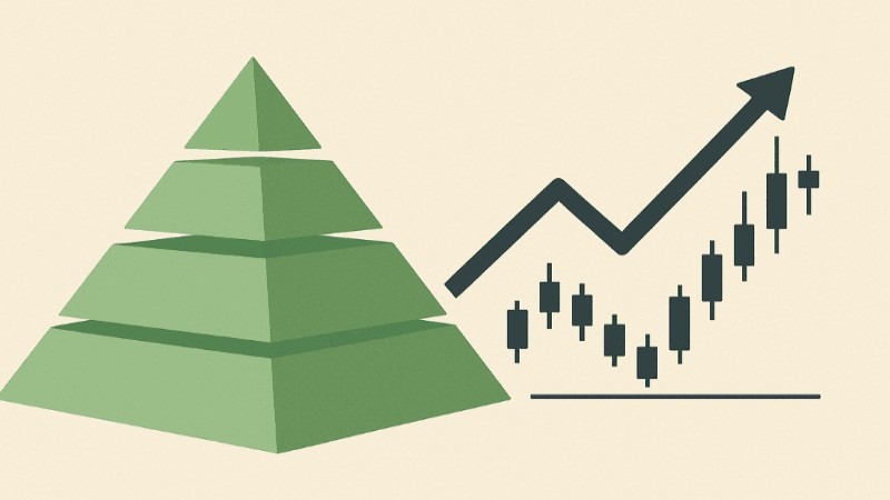 Chart comparing EBITDA vs Net Income - ultima markets